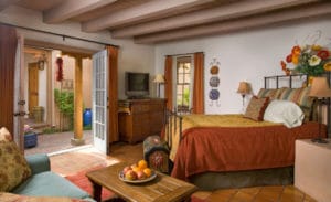 a guest room at El Farolito