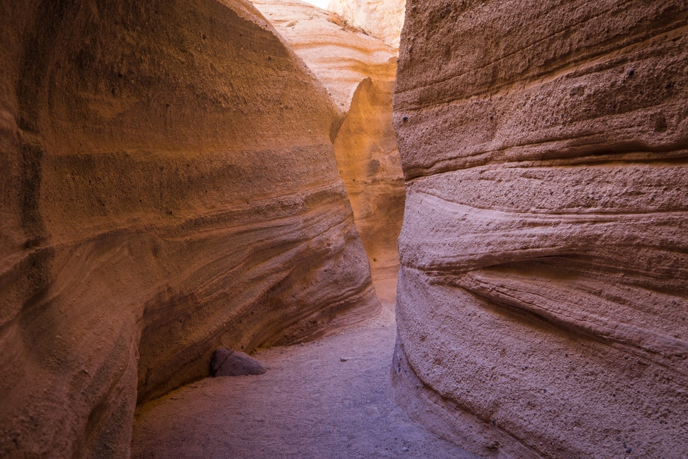 Hike through this beautiful slot canyon at Kasha Katuwe Tent Rocks National Monument