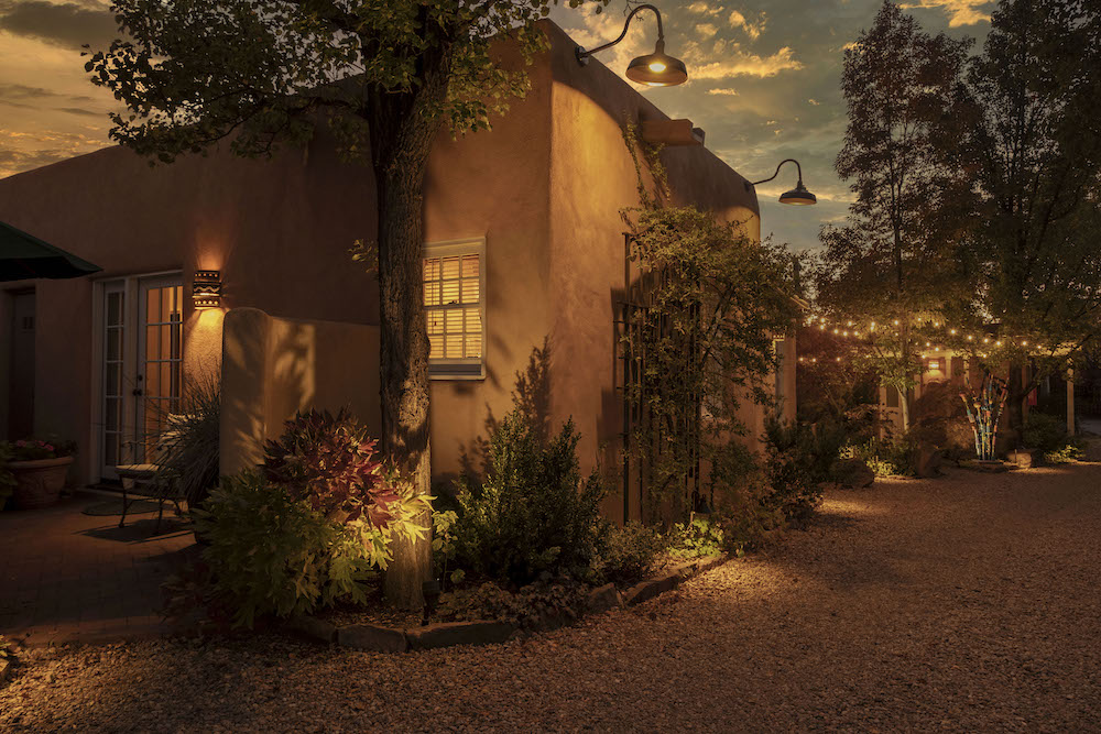 Exterior of our Santa Fe Bed and Breakfast - the top lodging in Santa Fe, NM near the New Mexico State Capital