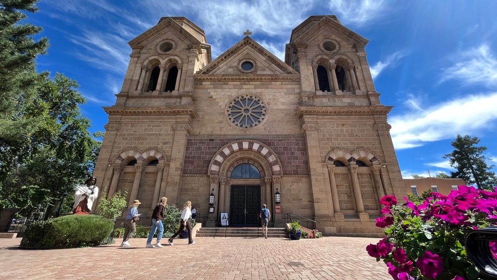 We Know Some Of The Best Santa Fe Walking Tours 4 The Basilica Is One Of The Many Things You'Ll See On Santa Fe Walking Tours